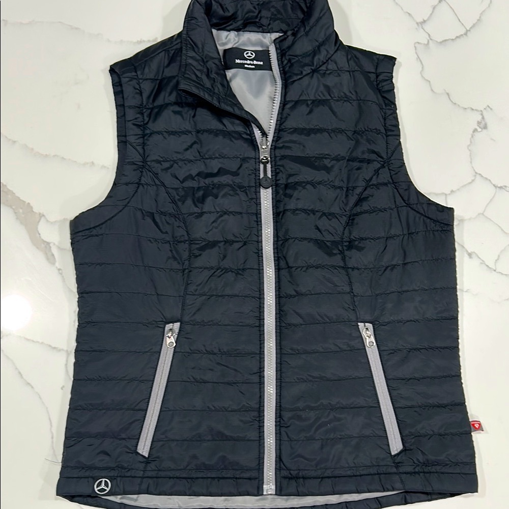 Mercedes-Benz Black Quilted Vest
